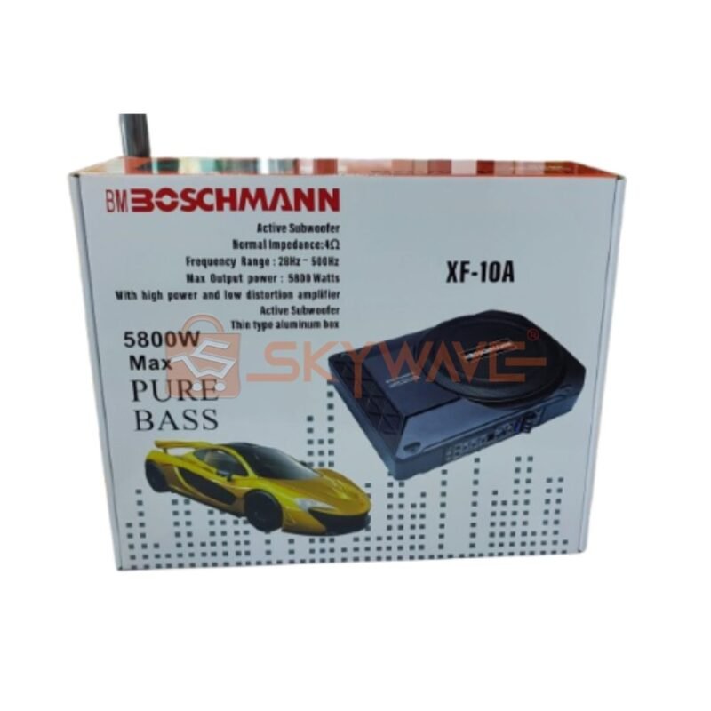 Boschmann 10inch 5800W Underseat Subwoofer XF-10A