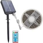 Solar Strip Light 5M Long 3.7V/1200mAh Battery