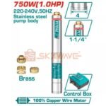 Total 4 Inch 750W Deep well pump TWP57506