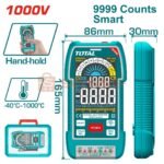 Total Digital multimeter TMT5110004 is a versatile electrical testing instrument designed to provide clear, accurate and convenient measurements across a wide
