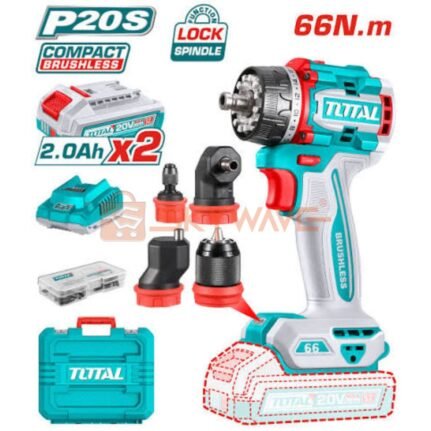 Total Cordless multi-head drill driver TDLI206686
