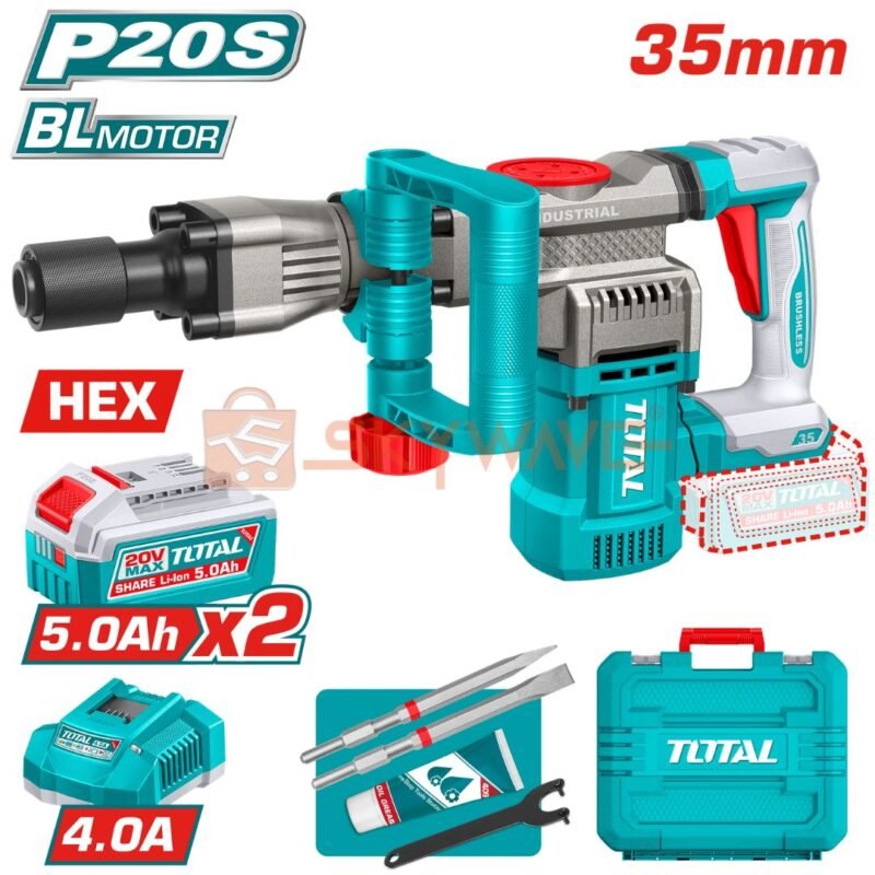 Total Cordless demolition breaker TDBLI203582