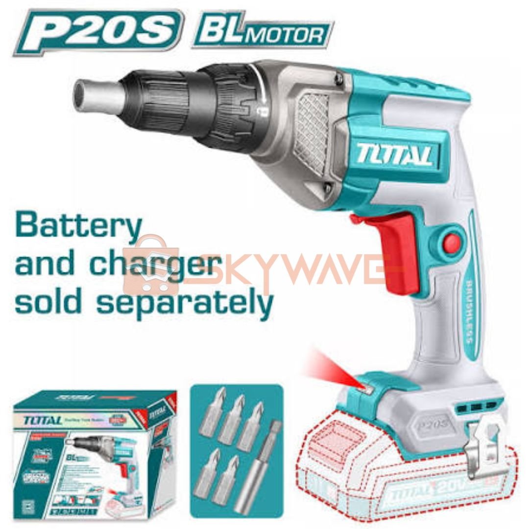 Total Cordless drywall screwdriver TDSLI204282 Total Cordless drywall screwdriver TDSLI204282
