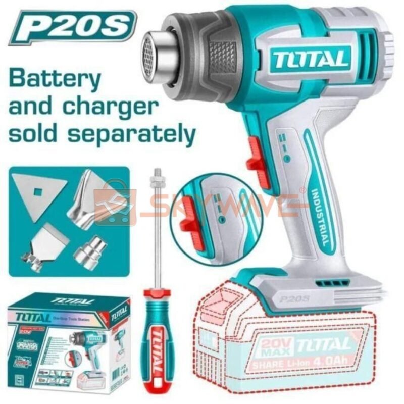 Total Cordless heat gun TBLI2008