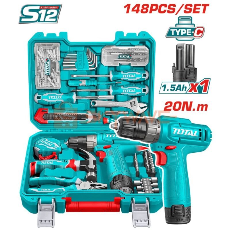Total 148 Pcs Tools set THKTHP41487