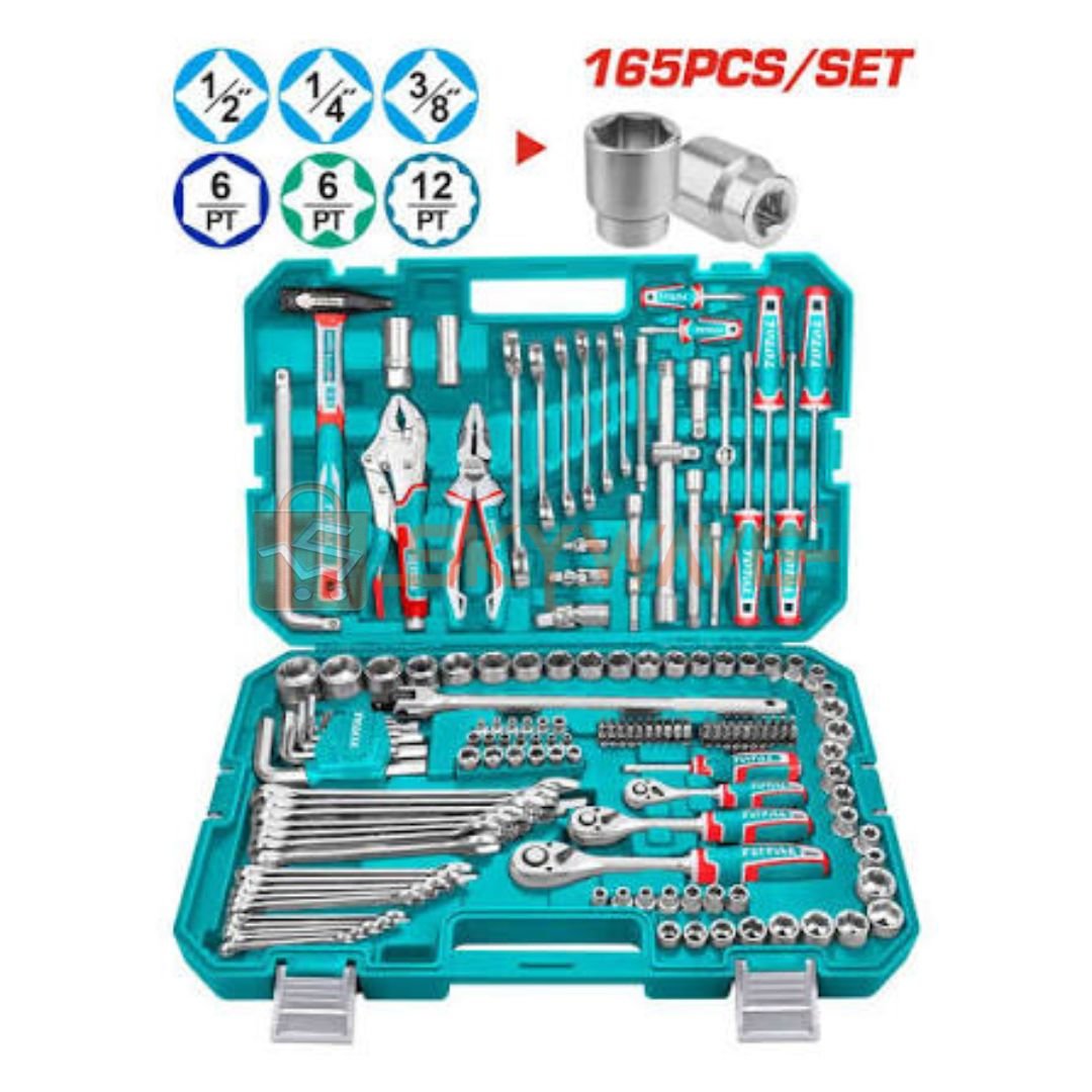 Total 165 Pcs combination tools set THKTHP61657 Total 165 Pcs combination tools set THKTHP61657