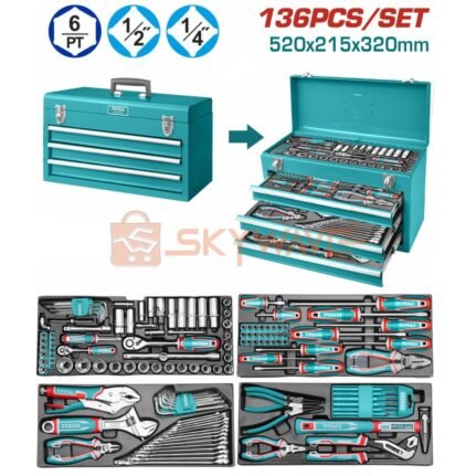 Total 136 Pcs tool chest set THTCS351367