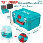 Total 19 Inch Stackable Tool Box TPBXS103