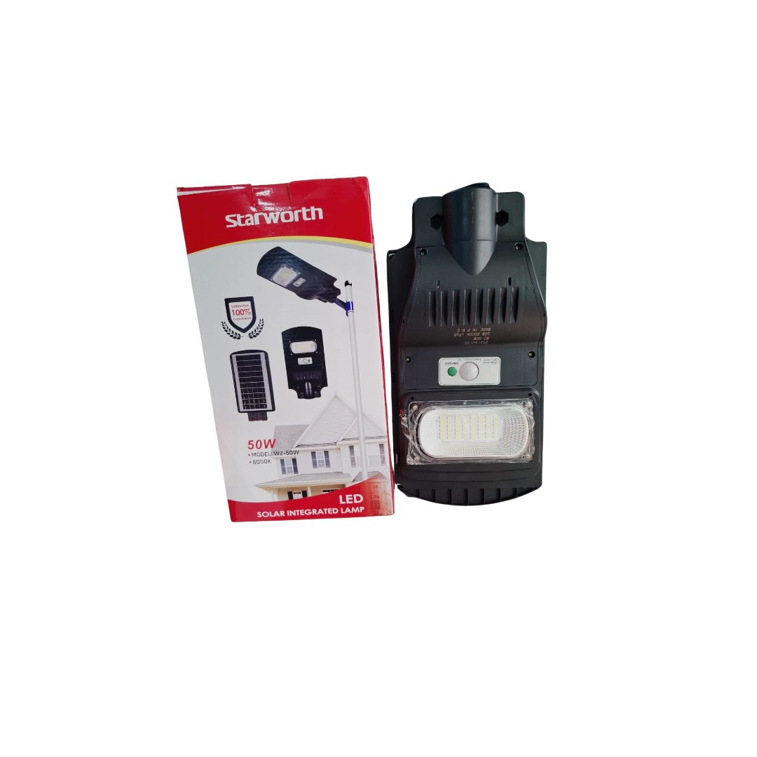 Starworth 50W solar streetlight Starworth 50W Solar Streetlight - Image 1