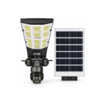V380 AI Solar Camera with Solar Panel and LED Security Light