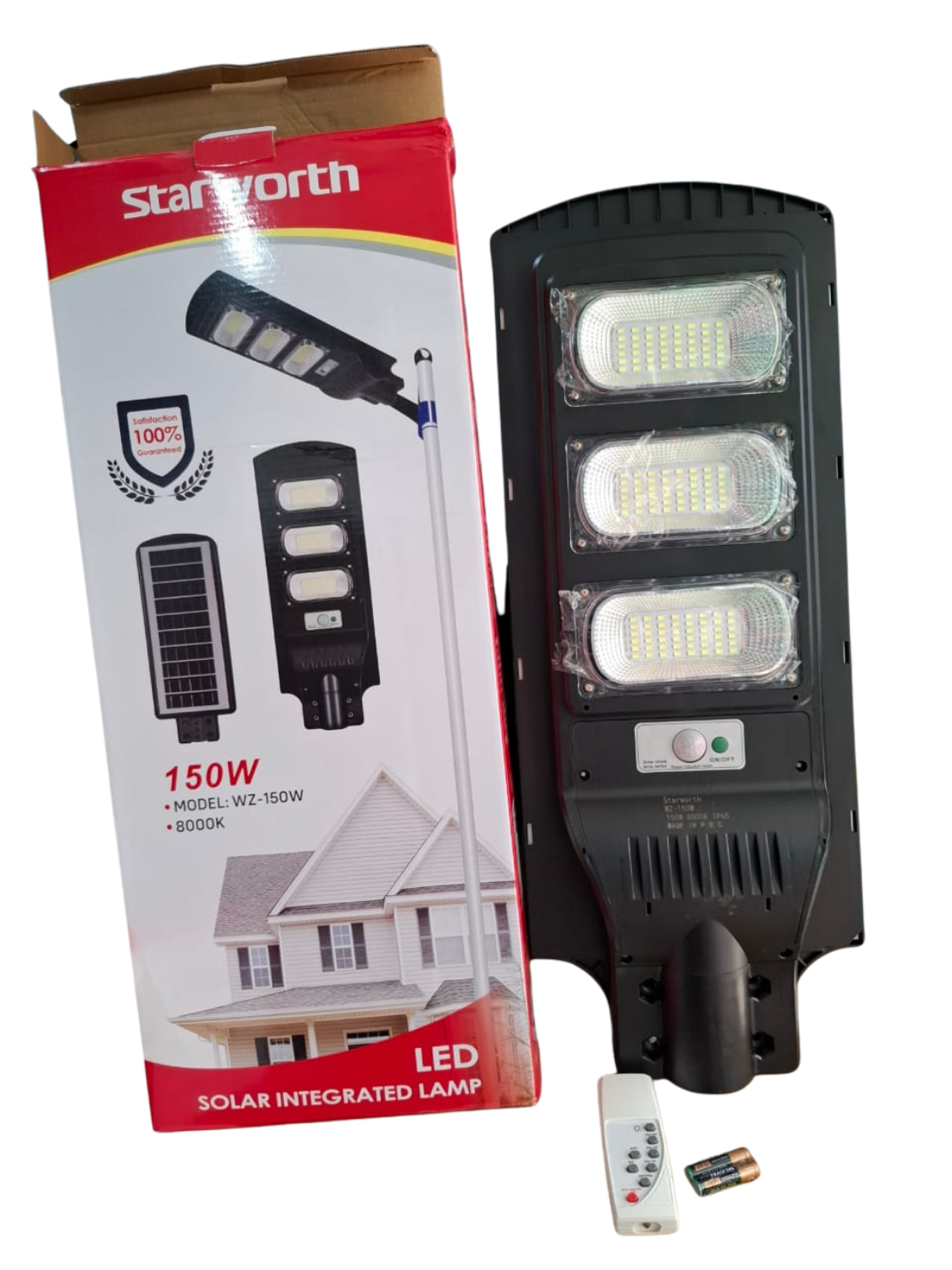 Untitled design (1) Starworth Solar Street Light 150W - Image 1