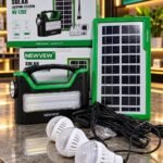 Solar Lighting System with 3 LED Bulbs NV-T202