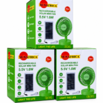 SunAfrica SA-7573 Rechargeable Solar Mini Fan