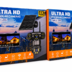 4K Ultra HD Triple Lens Solar PTZ CCTV Solar Camera